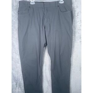 Nike Dri-FIT Mens Slim Fit Golf Pants 38x32 Dark Gray 5-Pocket Performance
